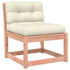 Modulair loungeset van massief douglashout met ruime afmetingen zitting - Tuinsets