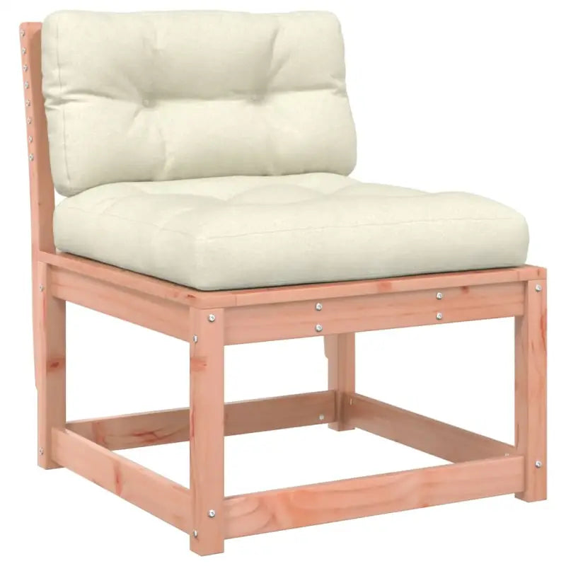 Modulair loungeset van massief douglashout met ruime afmetingen zitting - Tuinsets