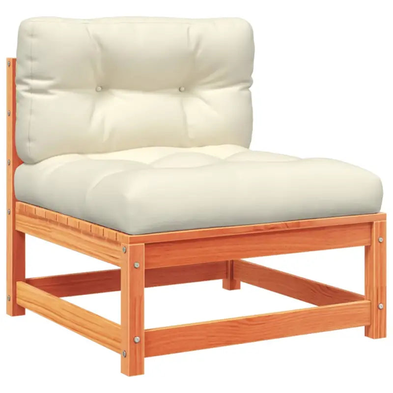 Modulair loungeset van massief grenenhout voor een comfortabele zitervaring - Tuinsets
