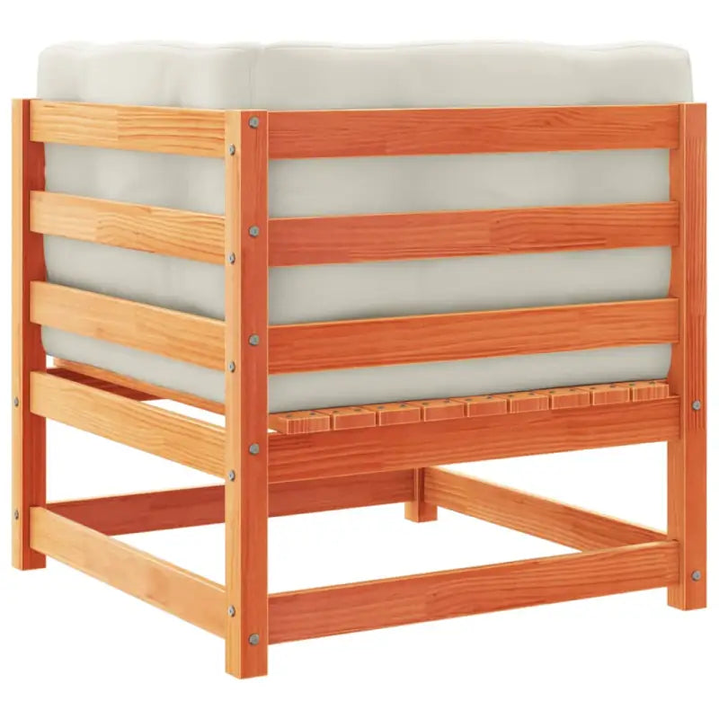 Modulair loungeset van massief grenenhout voor een comfortabele zitervaring - Tuinsets
