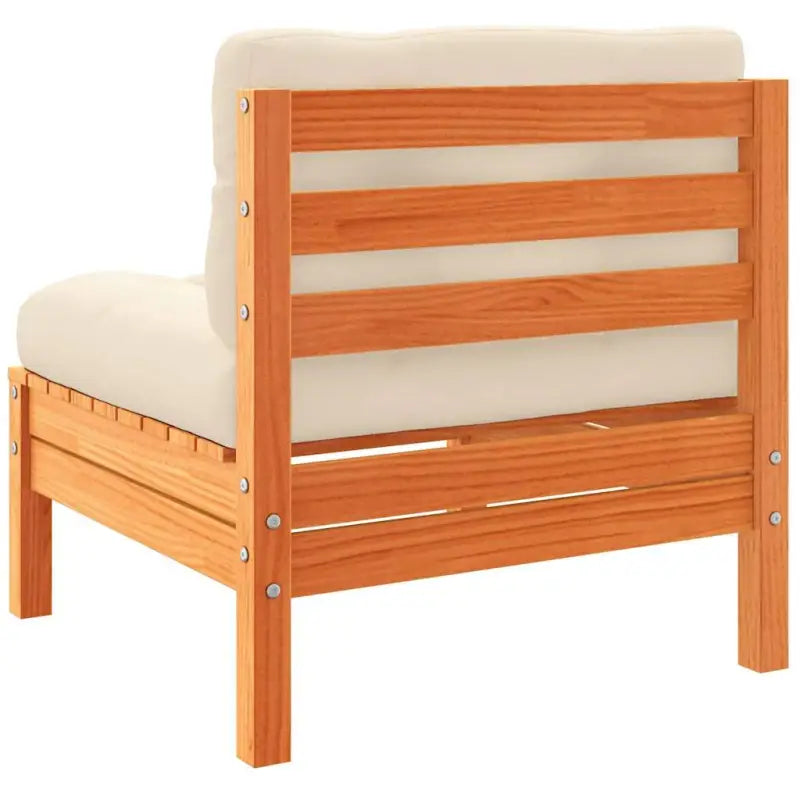 Modulair loungeset van massief grenenhout voor een comfortabele zitervaring - Tuinsets