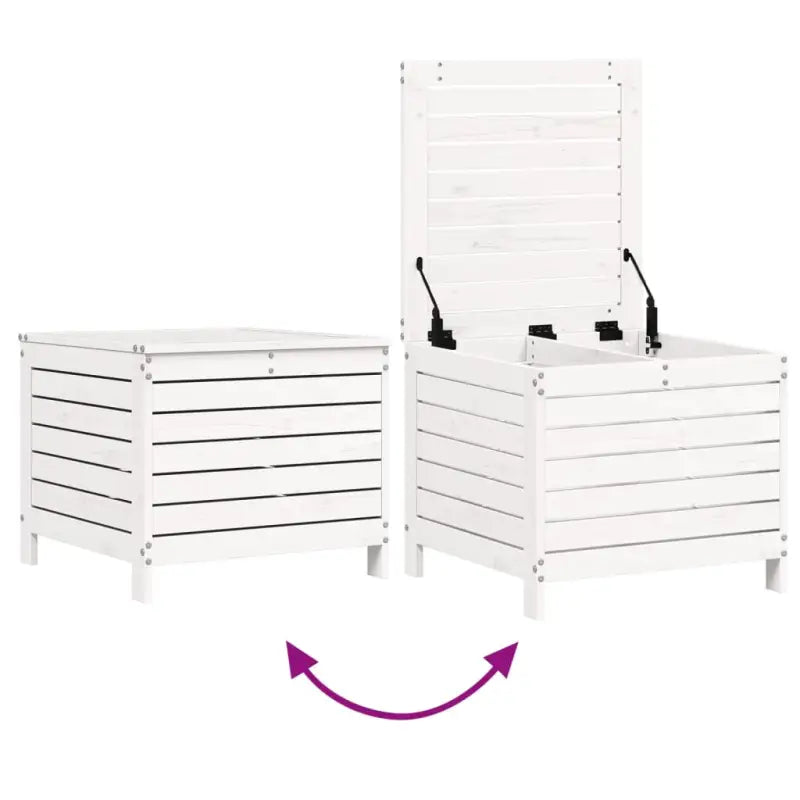 Modulair loungeset van massief grenenhout voor tuin en terras - Tuinsets