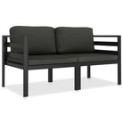 Modulair ontwerp loungeset voor stijl en comfort in de tuin - Hoekbank (2 st) - Tuinsets