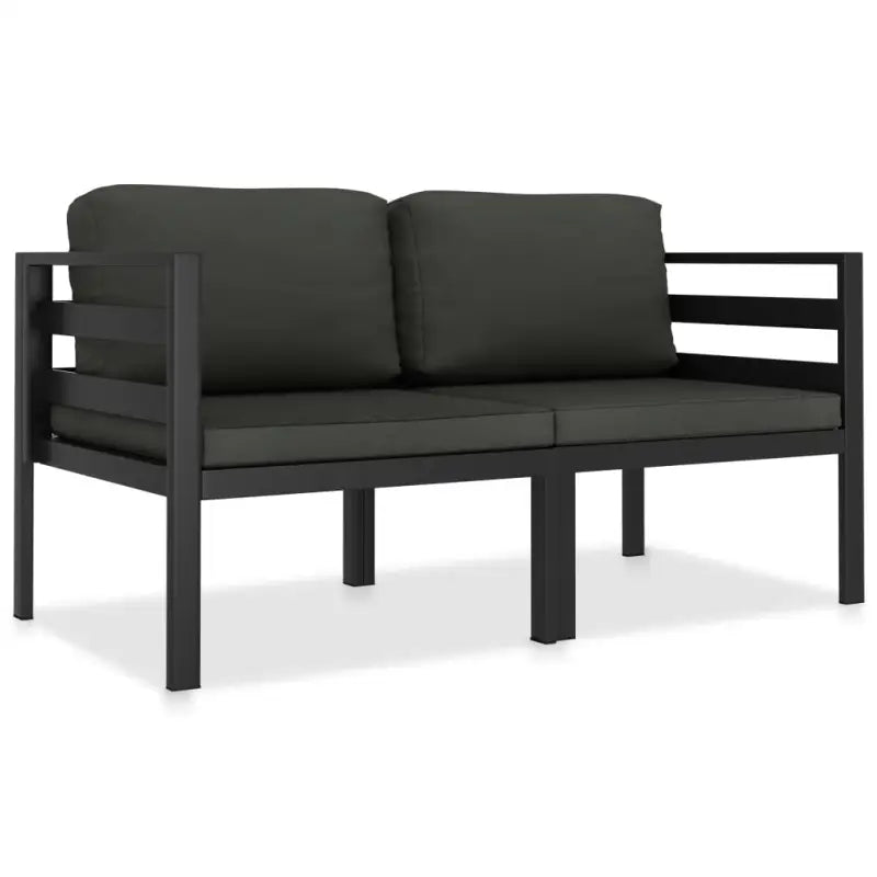 Modulair ontwerp loungeset voor stijl en comfort in de tuin - Hoekbank (2 st) - Tuinsets