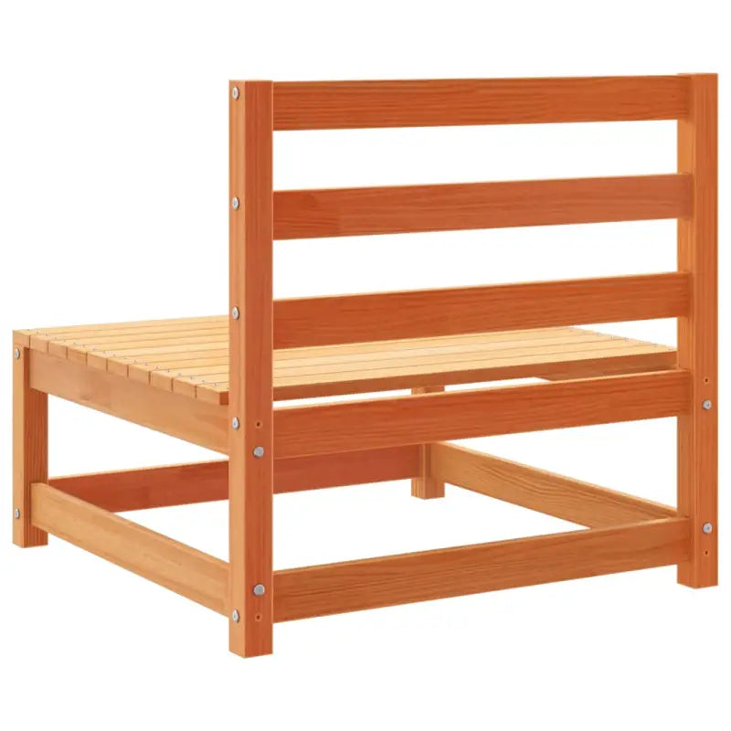 Modulair tuinset van massief grenenhout met comfortabele afmetingen zitting - Tuinsets