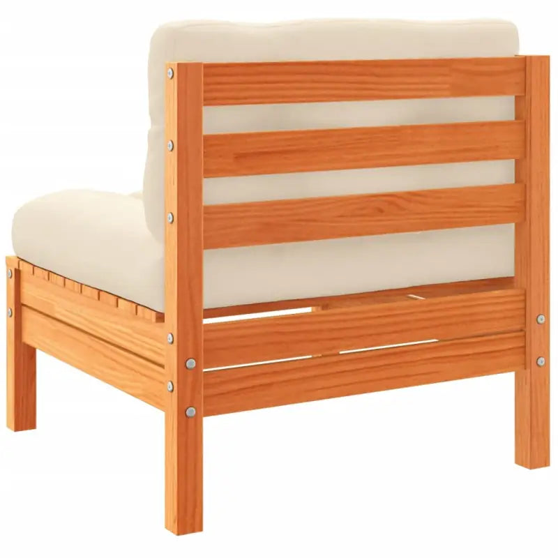 Modulair tuinset van massief grenenhout voor een comfortabele zitervaring - Tuinsets