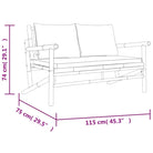 Modulaire Bamboe Tuinbank voor Buitenplezier - Modulaire tuinbanken