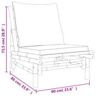 Modulaire Bamboe Tuinstoelen voor een stijlvolle buitenruimte - Modulaire tuinbanken