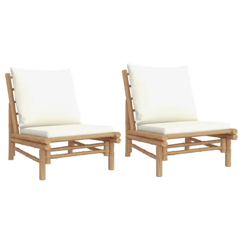 Modulaire Bamboe Tuinstoelen voor een stijlvolle buitenruimte - Modulaire tuinbanken