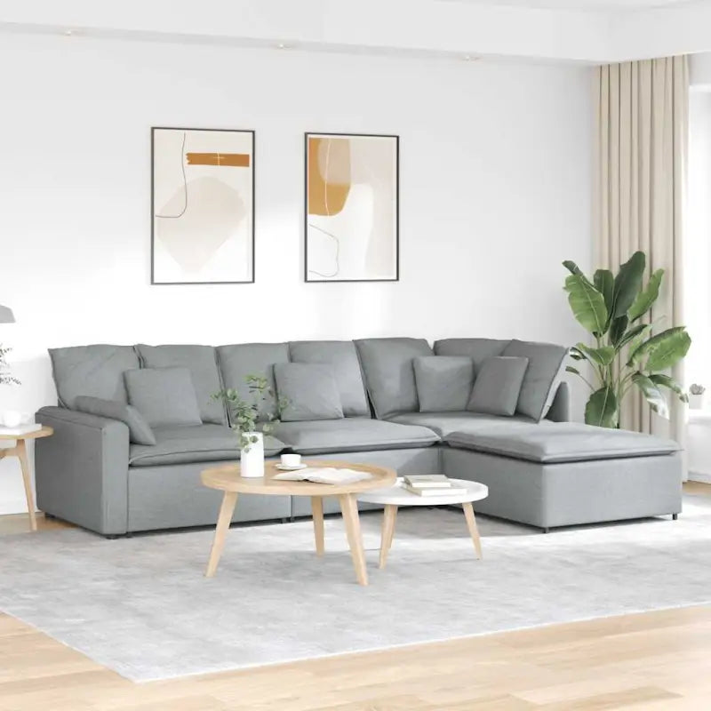 Modulaire bank met elegante afmetingen en comfortabele zitting - Bankelementen