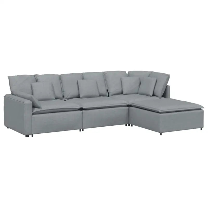 Modulaire bank met elegante afmetingen en comfortabele zitting - Bankelementen