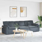 Modulaire bank met elegante armleuning en perfecte totale afmetingen - Bankelementen
