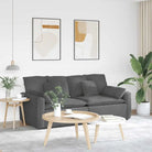 Modulaire bank met elegante armleuningen en perfecte totale afmetingen - Donkergrijs - Bankelementen