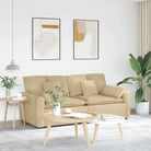 Modulaire bank met elegante armleuningen en perfecte totale afmetingen - grijsgroen - Bankelementen