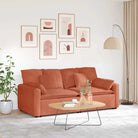 Modulaire bank met elegante armleuningen en perfecte totale afmetingen - Rood - Bankelementen