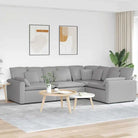 Modulaire bank met elegante vormgeving en perfecte afmetingen voor jouw leefruimte - Wolkengrijs - Bankelementen