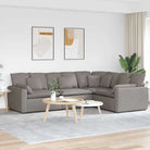 Modulaire bank met elegante vormgeving en perfecte afmetingen voor jouw leefruimte - Taupe - Bankelementen