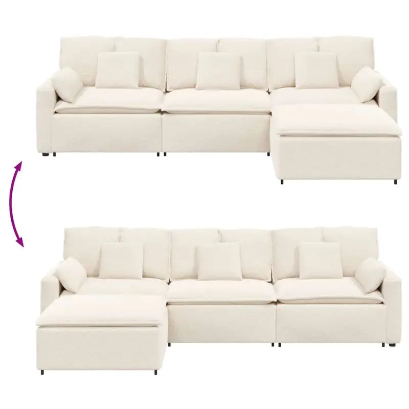 Modulaire bank met elegante vormgeving en perfecte totale afmetingen - Bankelementen