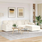 Modulaire bank met elegante vormgeving en perfecte totale afmetingen - Crème - Bankelementen
