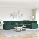 Modulaire bank met elegante vormgeving en perfecte zithoek opties - Donkergroen - Banken
