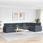 Modulaire bank met elegante vormgeving en perfecte zithoek opties - Donkergrijs - Banken