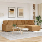 Modulaire bank met gekrulde wolachtige afmetingen en elegant design - Bankelementen