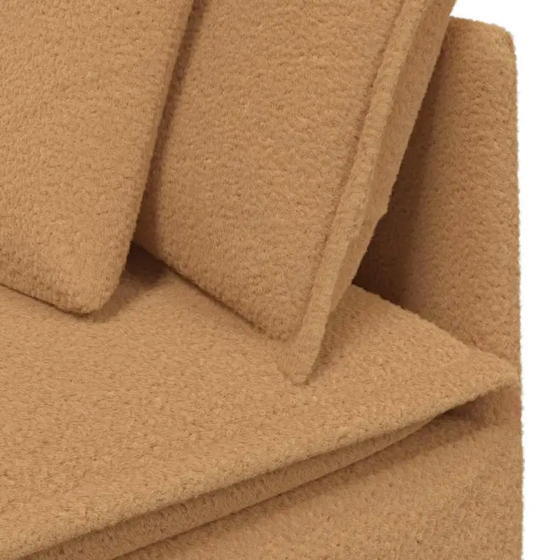 Modulaire bank met gekrulde wolachtige afmetingen zitting en elegante uitstraling - Banken