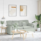 Modulaire bank met groot kussen en perfecte totale afmetingen - Lichtgrijs - Bankelementen