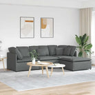 Modulaire bank met verstelbare afmetingen en elegant design voor je woonkamer - Donkergrijs - Banken