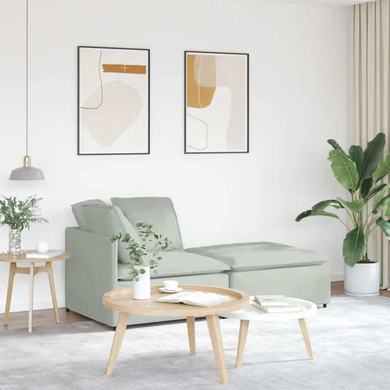 Modulaire bank voor dagelijks gebruik met elegante vormgeving en totale afmetingen - Bankelementen