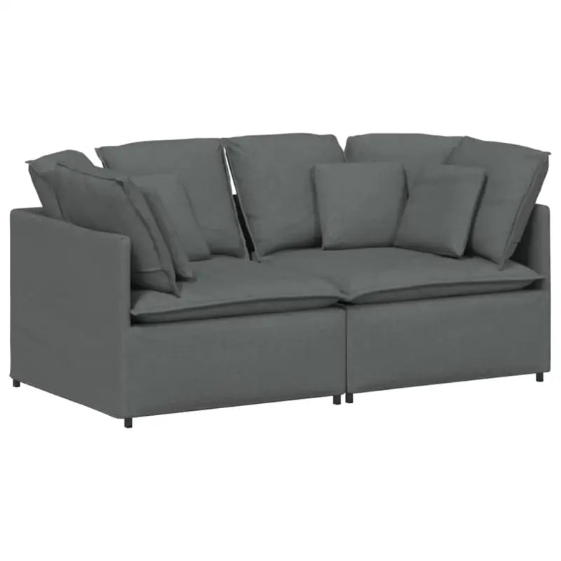 Modulaire bank voor dagelijks gebruik met groot kussen en elegant design - Banken