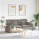 Modulaire bank voor dagelijks gebruik met perfecte totale afmetingen - Taupe - Bankelementen