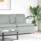 Modulaire bankelementen voor dagelijks gebruik en elegant comfort - Lichtgrijs / centre sofa - Bankelementen