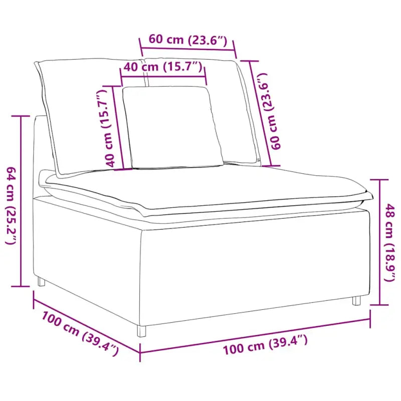 Modulaire bankelementen voor dagelijks gebruik en elegant comfort - Bankelementen