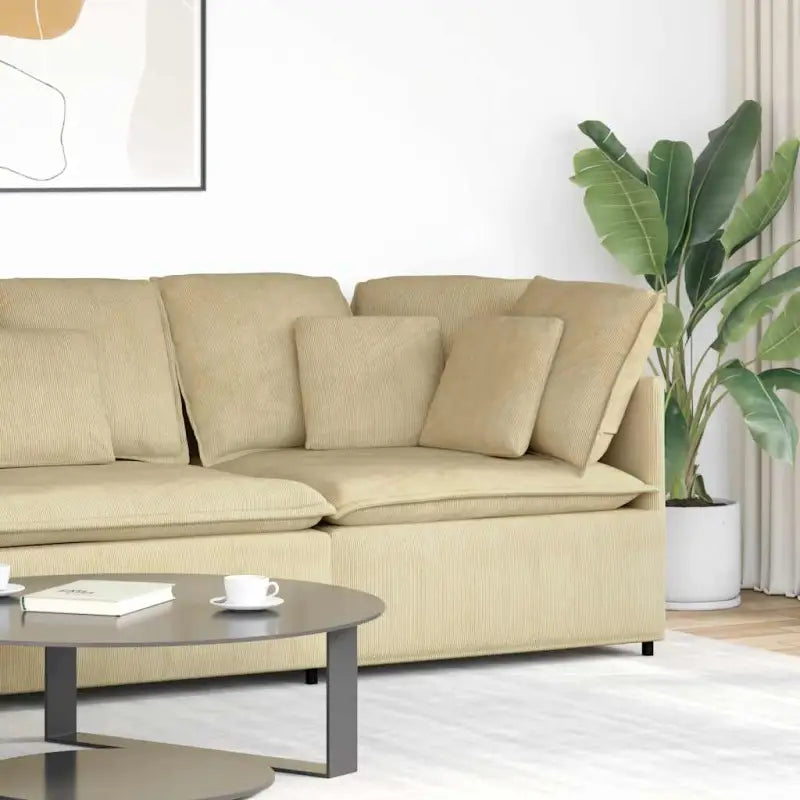 Modulaire bankelementen voor dagelijks gebruik en elegante zithoeken - grijsgroen / Hoekbank - Bankelementen