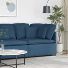 Modulaire hoekmodule voor bankgebruik en stijlvolle zithoeken - Blauw / Hoekbank - Bankelementen