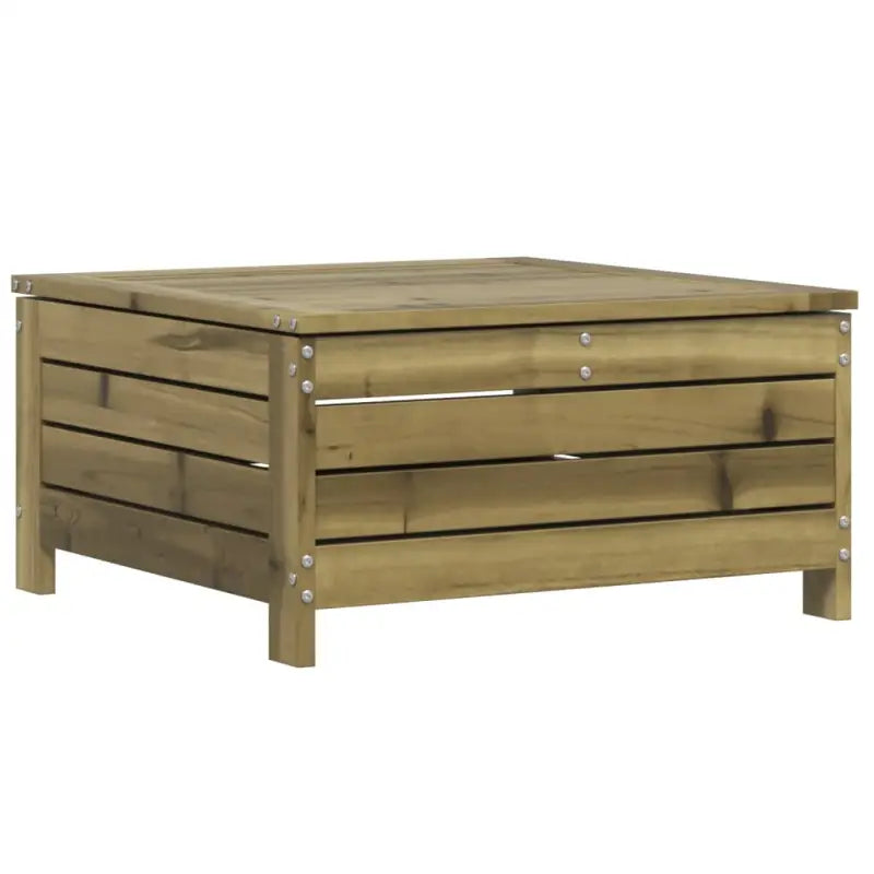Modulaire houten tuinbank met kussen voor terras en tuinfeesten - Modulaire tuinbanken