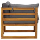 Modulaire houten tuinbank set voor buitengebruik - Modulaire tuinbanken