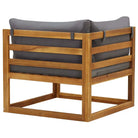 Modulaire houten tuinbank set voor buitengebruik - Modulaire tuinbanken