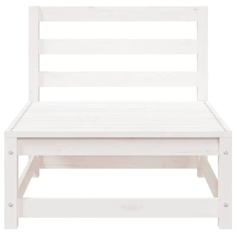 Modulaire houten tuinbank van massief grenenhout voor gezellige tuinen - Modulaire tuinbanken