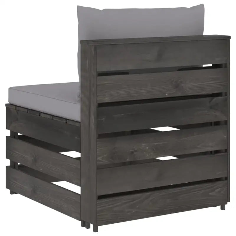Modulaire houten tuinbank voor ontspannen en samen genieten - Modulaire tuinbanken