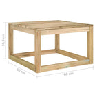 Modulaire houten tuinbankset met rustieke charme - Modulaire tuinbanken