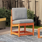 Modulaire houten tuinstoel van massief grenenhout voor je tuin of terras - Modulaire tuinbanken