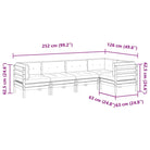 Modulaire loungeset met comfortabele zitervaring en hoogte rugleuning - Tuinsets