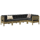 Modulaire loungeset met comfortabele zitervaring en hoogte rugleuning - Tuinsets