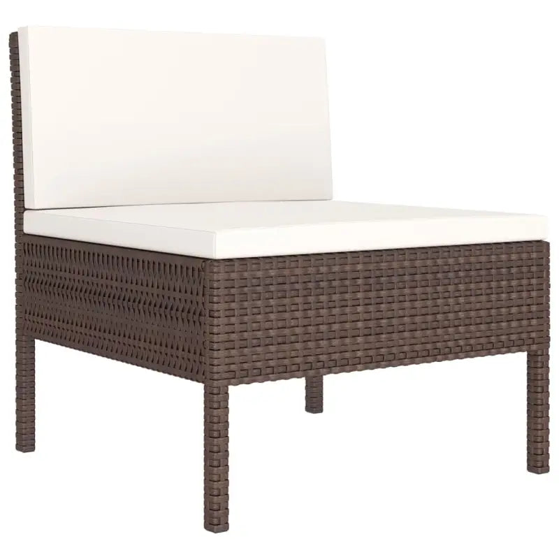 Modulaire loungeset met voetensteun en tafel voor ultiem tuincomfort - Tuinsets