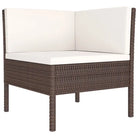 Modulaire loungeset met voetensteun en tafel voor ultiem tuincomfort - Tuinsets