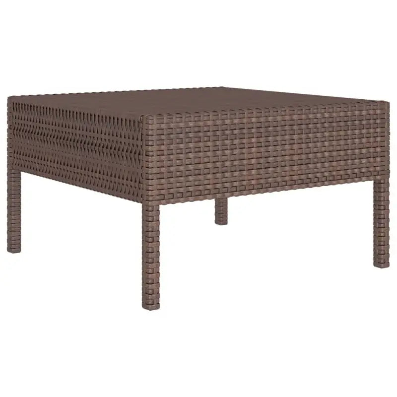 Modulaire loungeset met voetensteun en tafel voor ultiem tuincomfort - Tuinsets