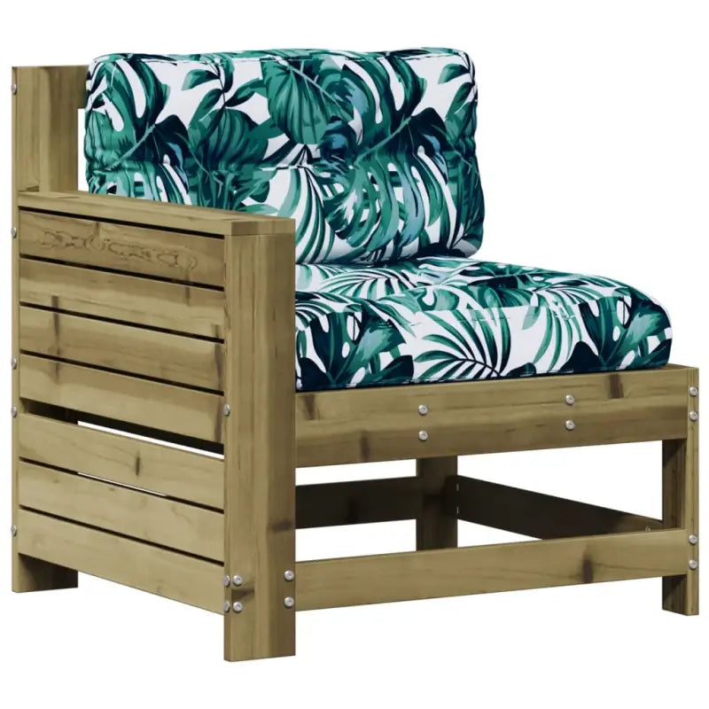 Modulaire loungeset van geïmpregneerd grenenhout voor tuin en terras - Tuinsets