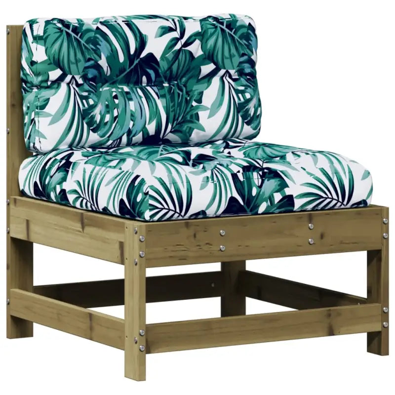 Modulaire loungeset van geïmpregneerd grenenhout voor tuin en terras - Tuinsets